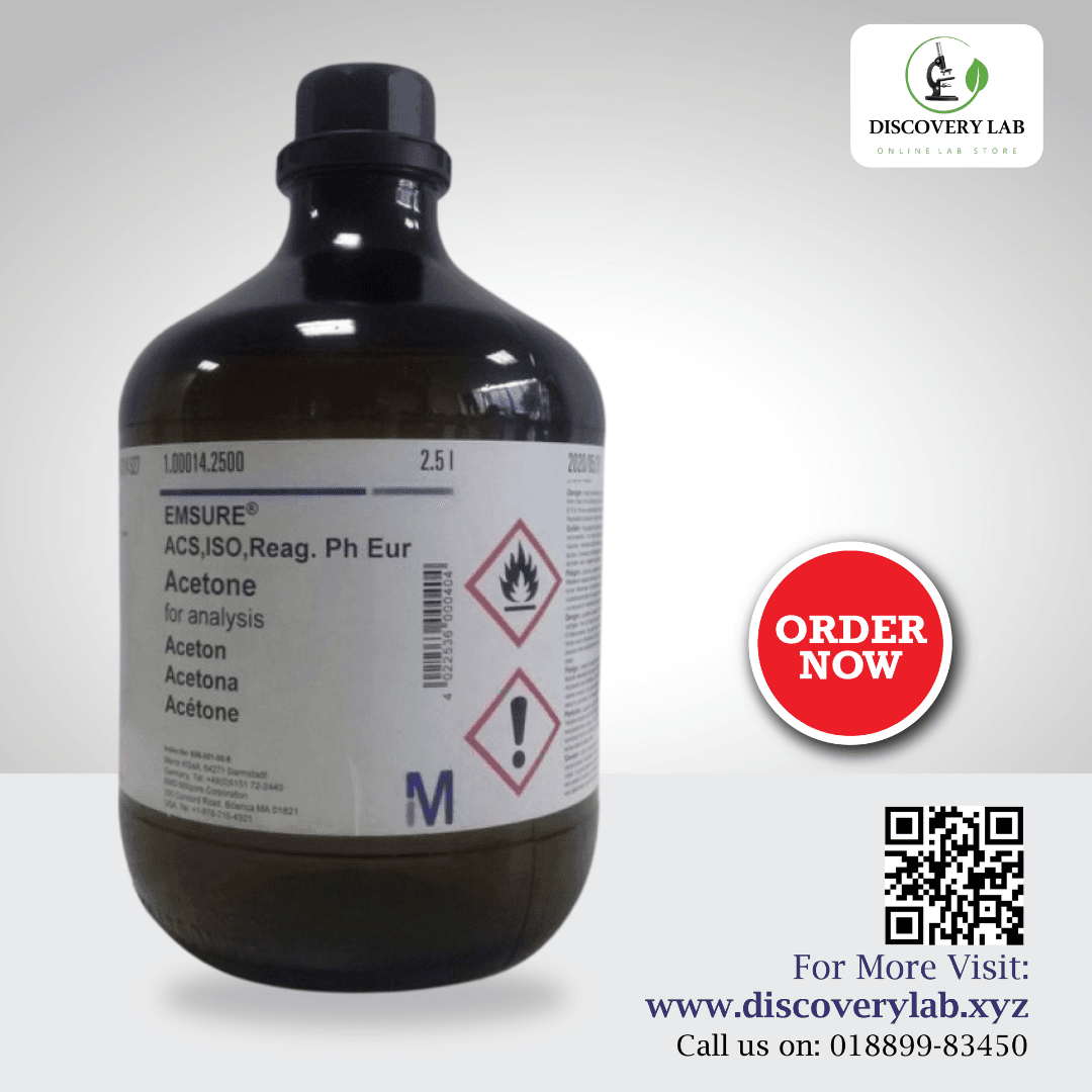 Acetone 2.5 L for Laboratory (Merck) - Image 2