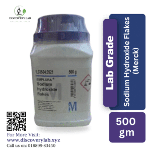 Sodium Hydroxide Flakes, 500g Merck, India