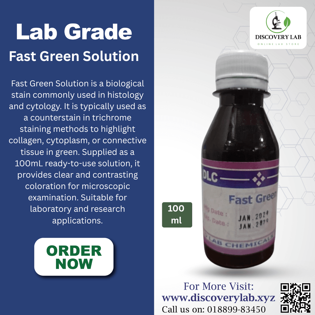 Fast Green Solution 100mL - Image 2