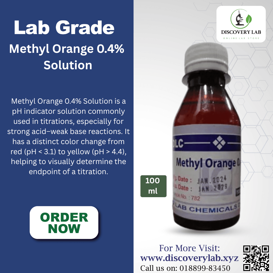 Methyl Orange 0.4% 100mL - Image 3