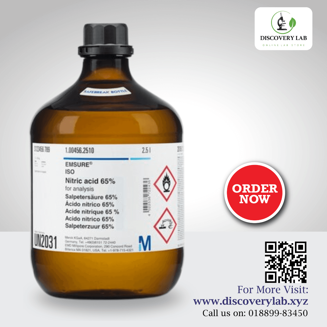 Nitric Acid (HNO₃), 65% Lab Grade 2.5 L (Merck) - Image 2