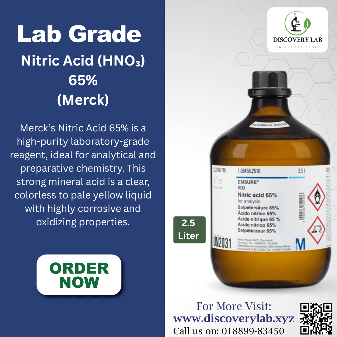 Nitric Acid (HNO₃), 65% Lab Grade 2.5 L (Merck) - Image 4