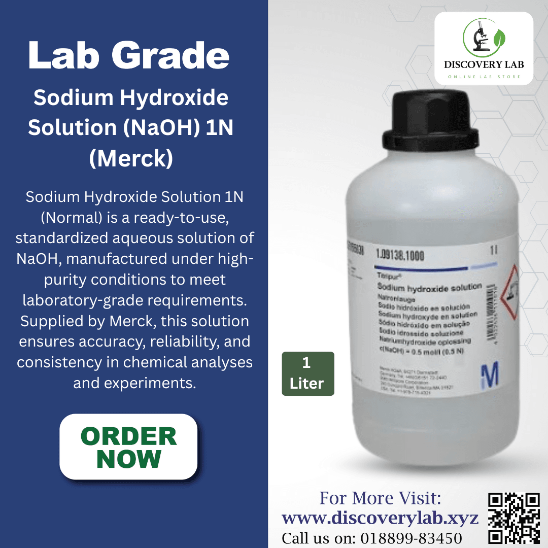 Sodium Hydroxide Solution (NaOH) 1N 1 L LabGrade (Merck) - Image 4