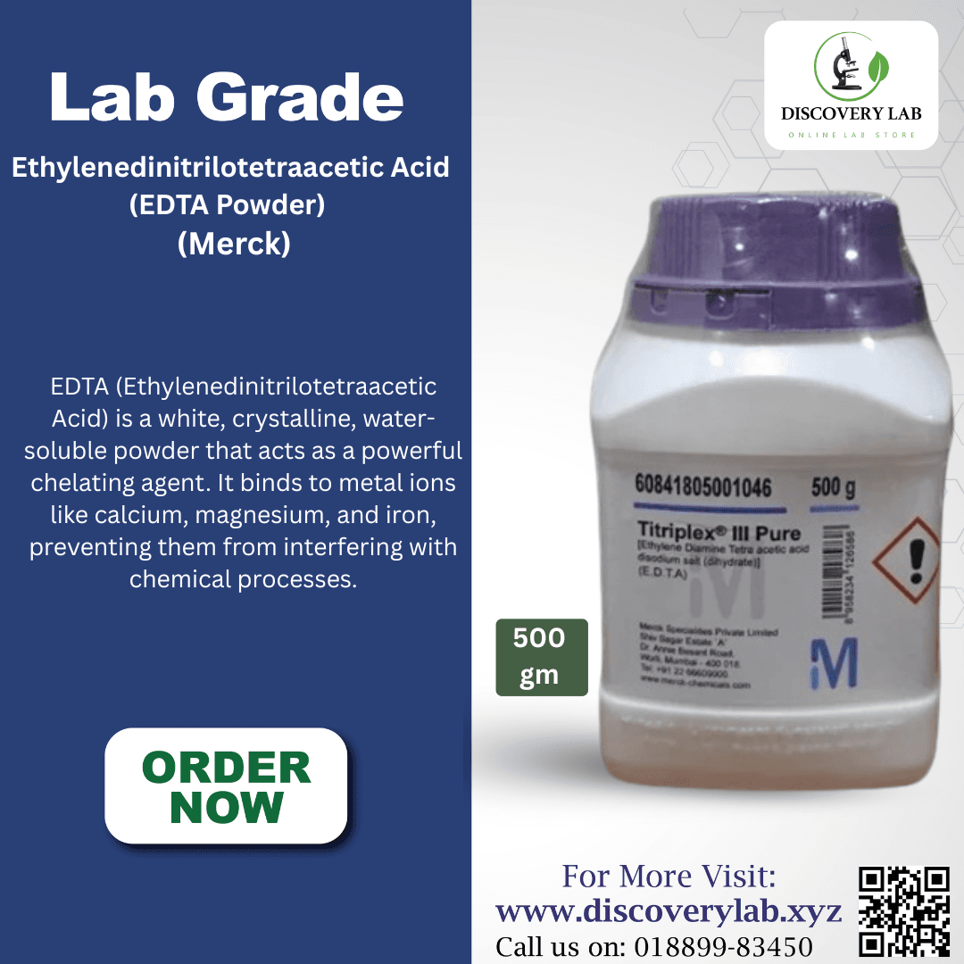 Ethylenedinitrilotetraacetic Acid (EDTA Powder) 500 gm - Image 3