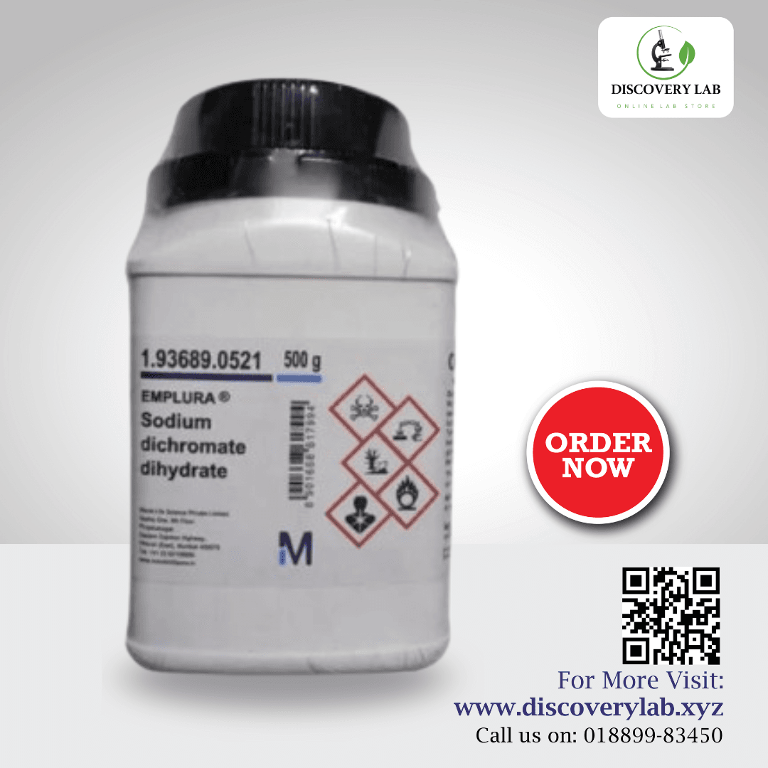 Sodium Dichromate Dihydrate 500gm Merck, India - Image 2