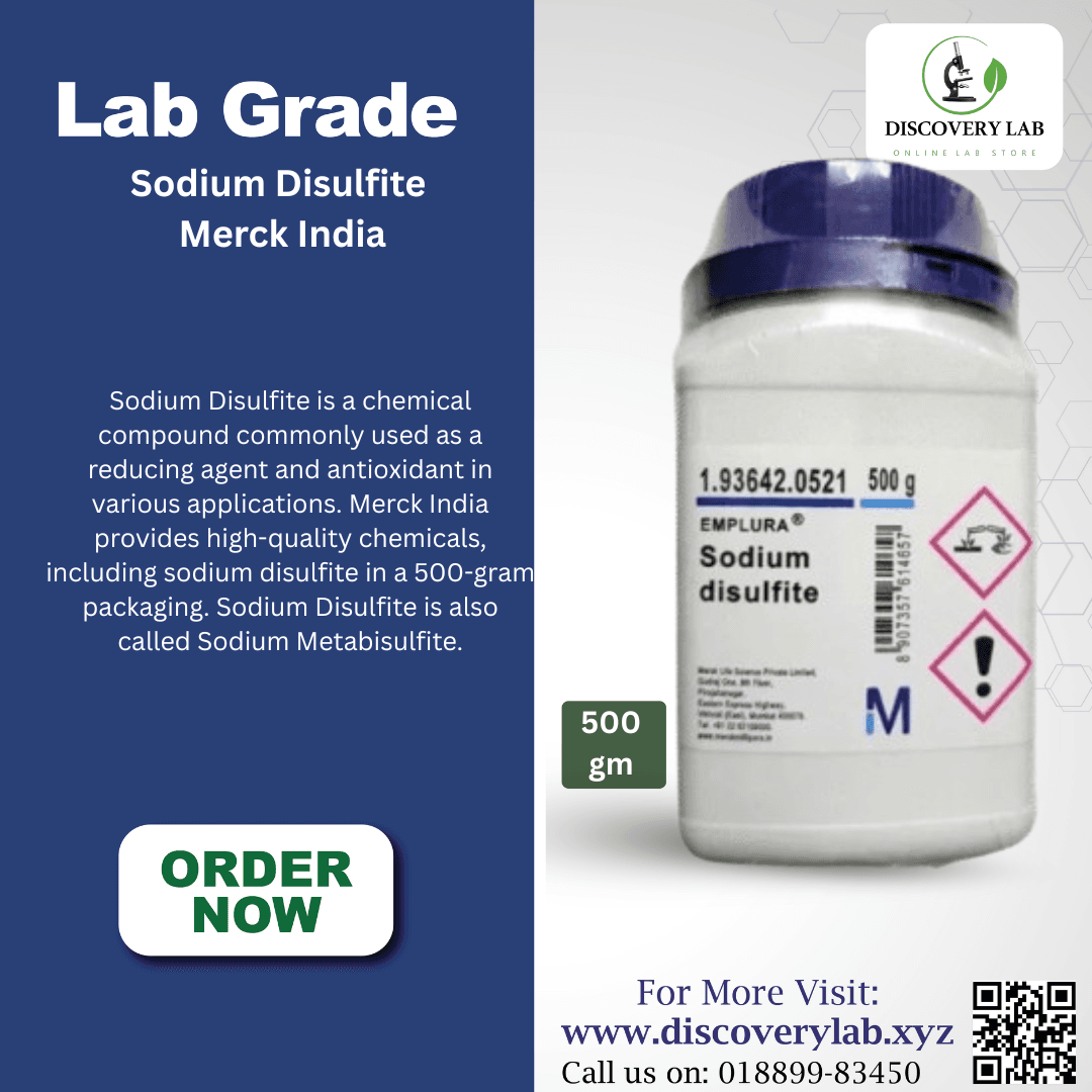 Sodium Disulfite 500gm Merck India - Image 4