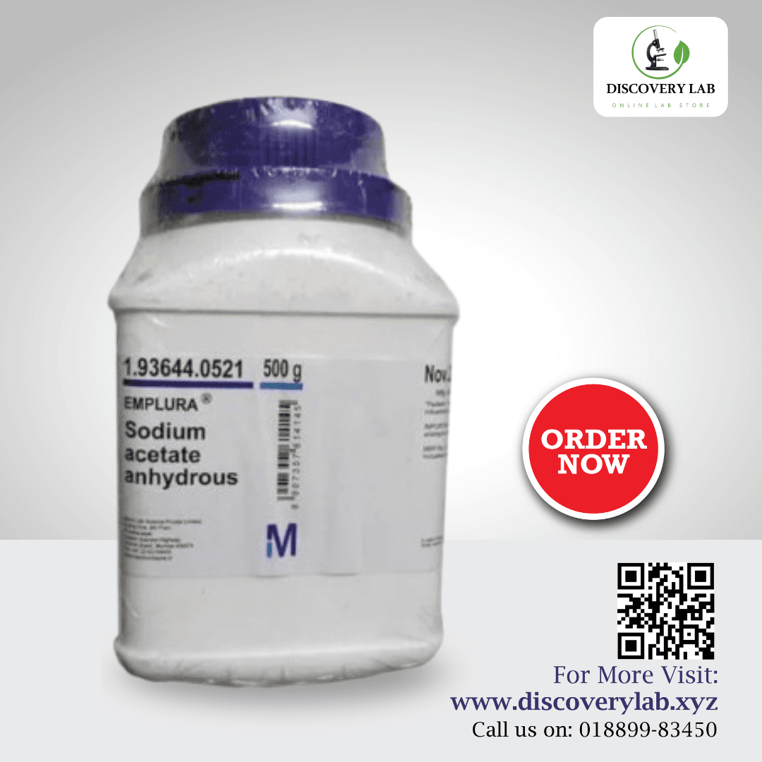 Sodium Acetate Anhydrous 500gm Merck India - Image 4