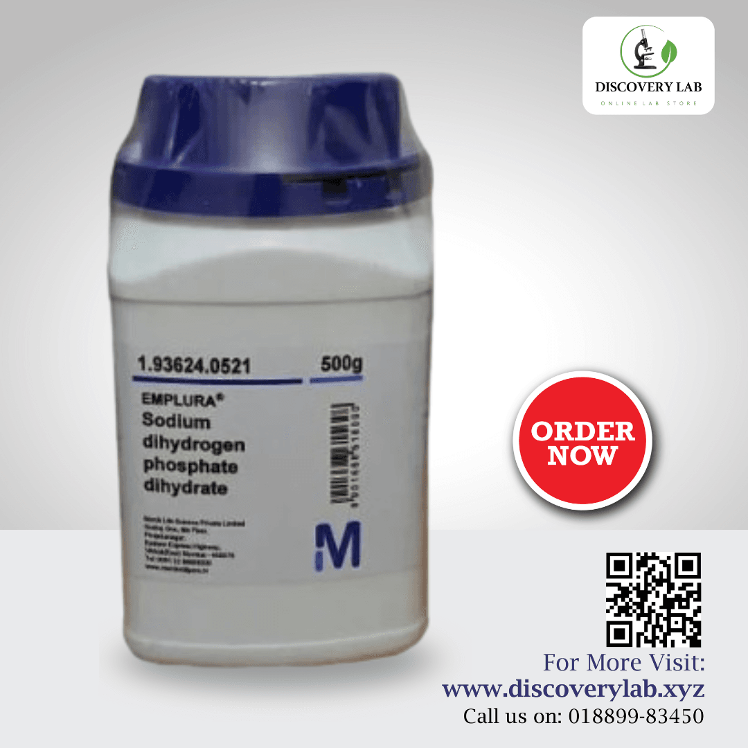 Sodium Dihydrogen Phosphate Dehydrate, 500gm Merck India - Image 2