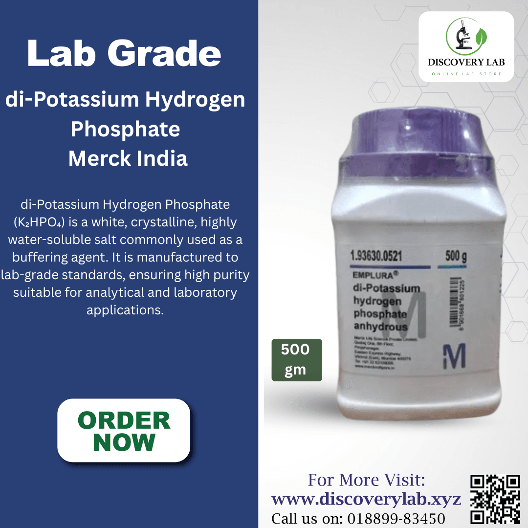 di-Potassium Hydrogen Phosphate 500gm Lab Grade India - Image 2