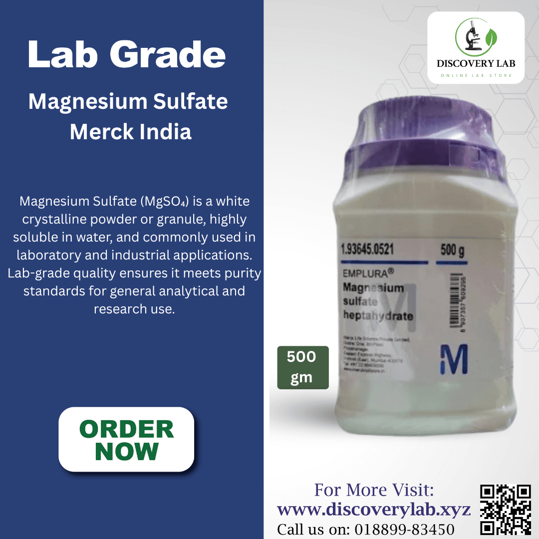 Magnesium Sulfate 500gm Lab Grade India - Image 3