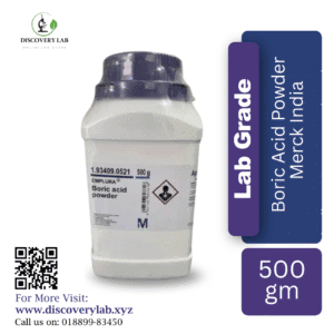 Boric Acid Powder, 500gm Merck, India