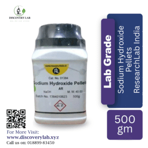 Sodium hydroxide Pellets, 500gm ResearchLab India