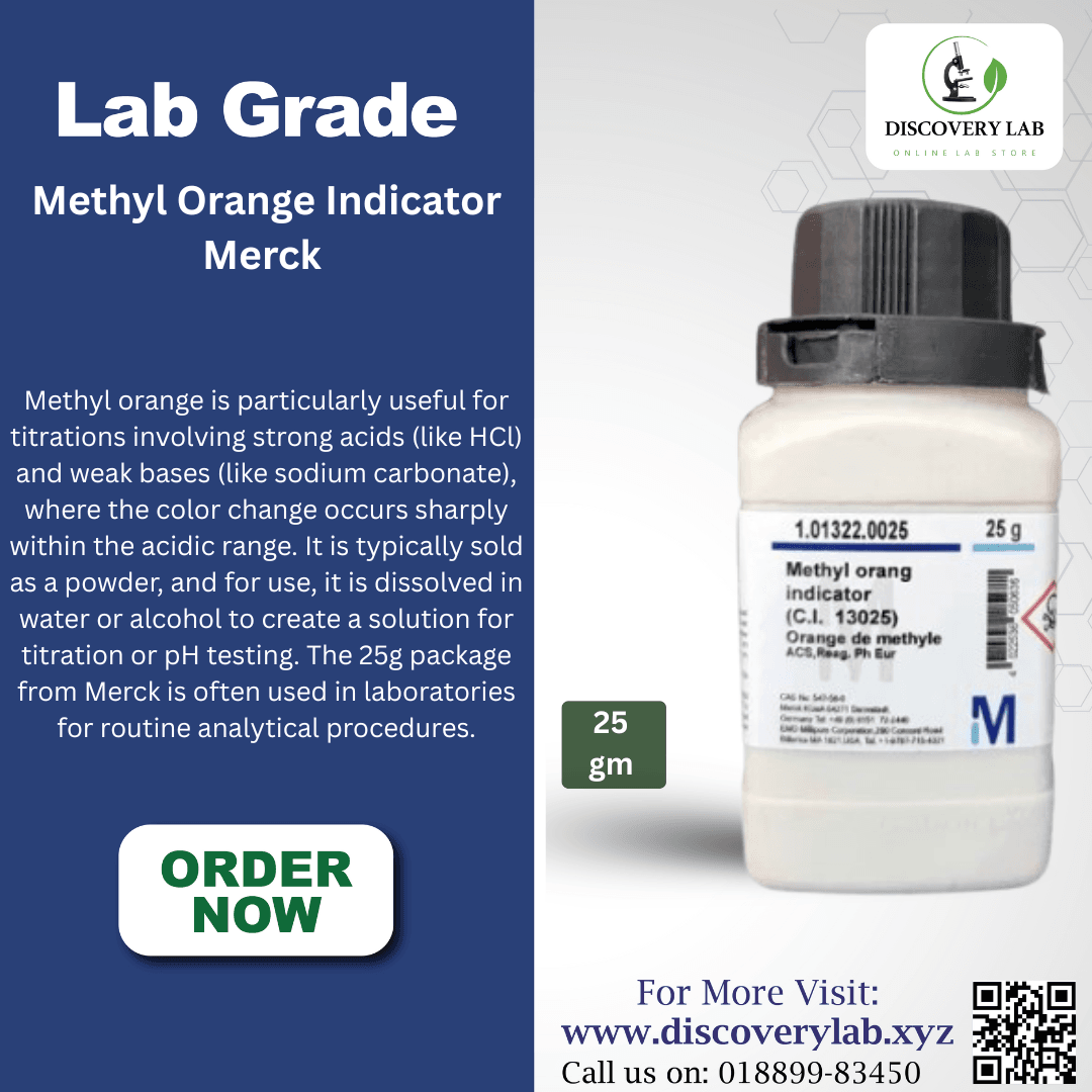 Methyl Orange Indicator 25g Merck - Image 4