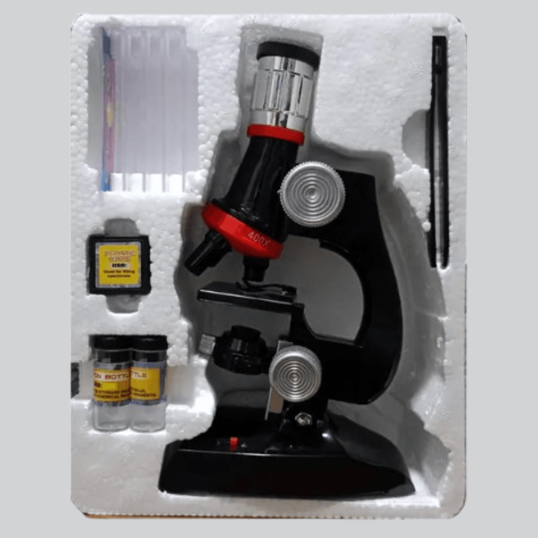 Mini Student Microscope 1200x CSBG Plastic Microscope Set - Image 2