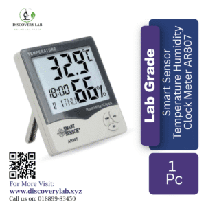 Smart Sensor Temperature Humidity Clock Meter AR807
