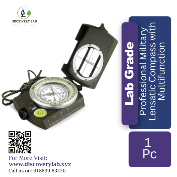 Reactive Compass Professional Military Lensatic Compass with Multifunction - Discovery Lab