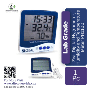 Zeal Digital Hygrometer, Humidity and Temperature Meter PH1100