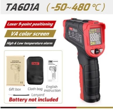 Digital Infrared Thermometer TA601A Non Contact Temperature Gun - Image 2