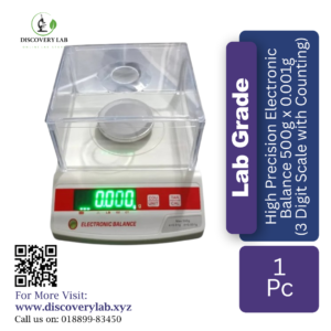 High Precision Electronic Balance 500g x 0.001g (3 Digit Scale with Counting)